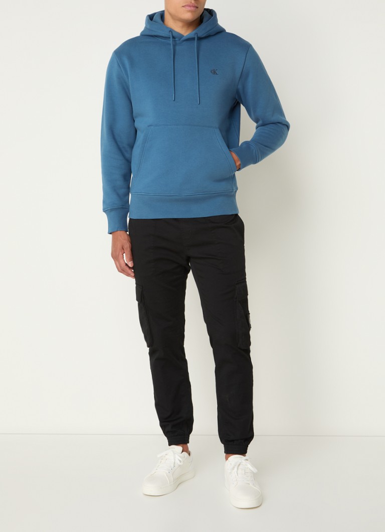 Calvin Klein Hoodie with kangaroo pocket and logo
