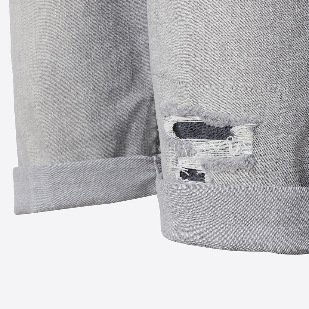 PILOW  Short en jean gris Garçon