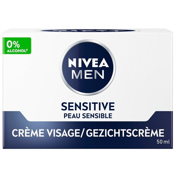 NIVEA Men Sensitive Face Cream 50ml - Ευαίσθητη και ξηρή επιδερμίδα