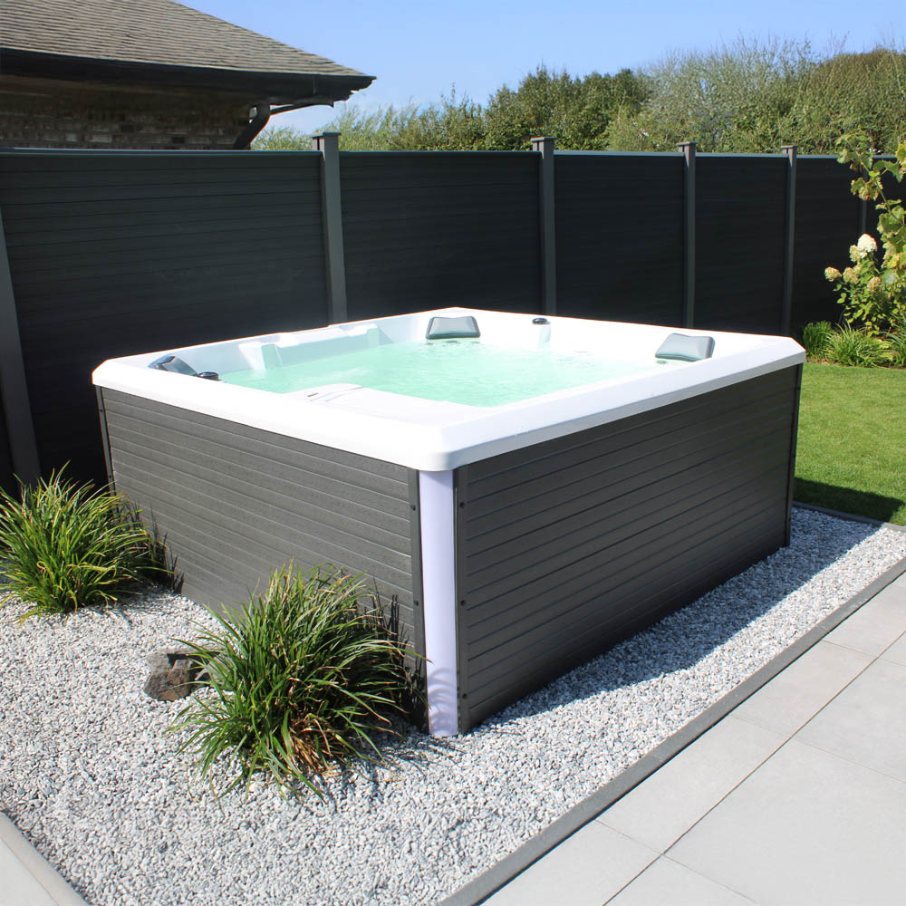 Home Deluxe Outdoor Whirlpool STREAM BIG PURE