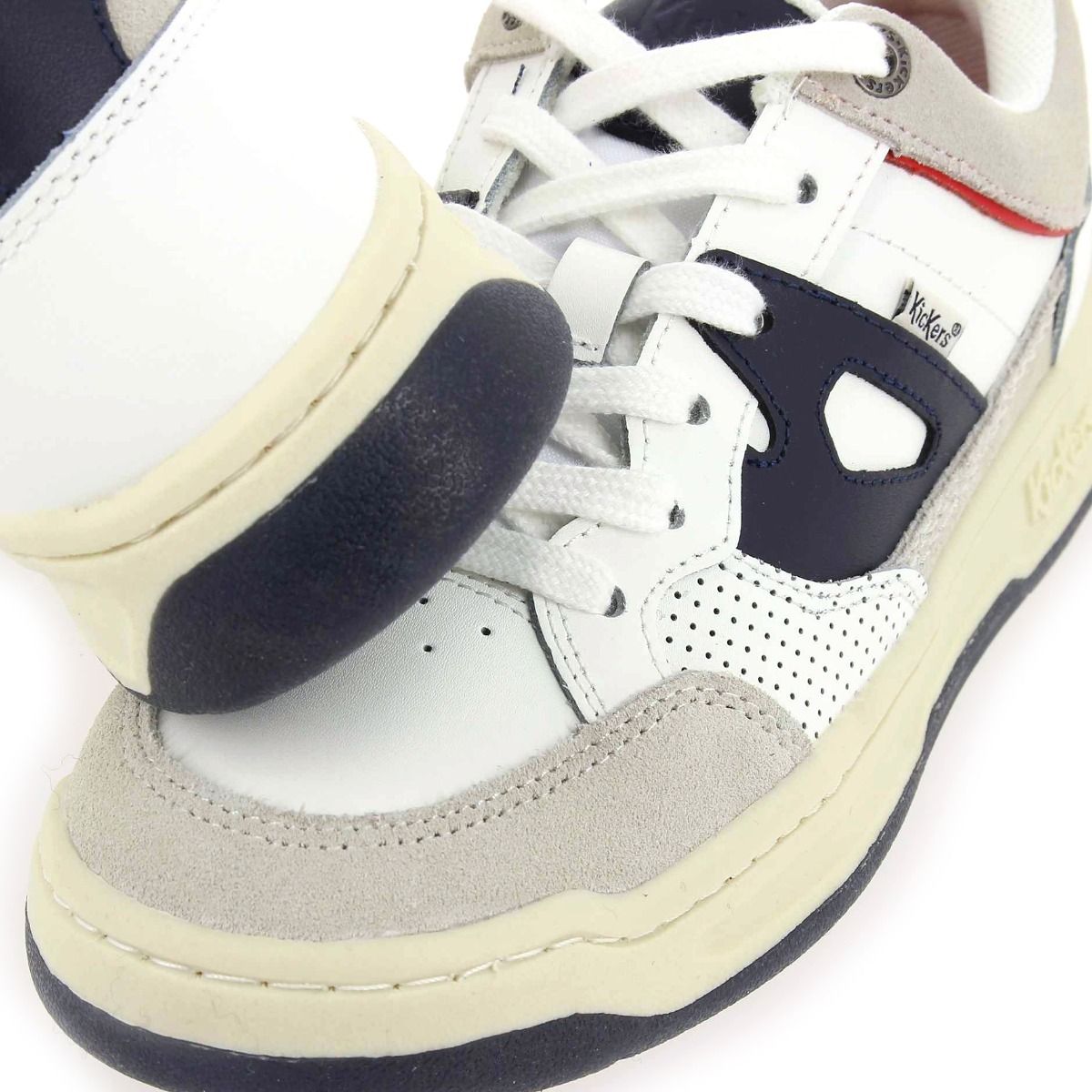 Kickers  KIKOUC JR - blanc marine