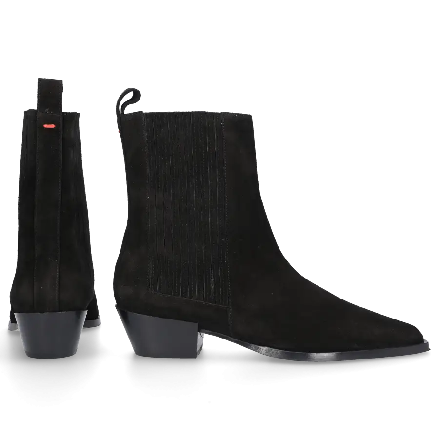 Aeyde - Stiefel BELINDA Veloursleder - schwarz