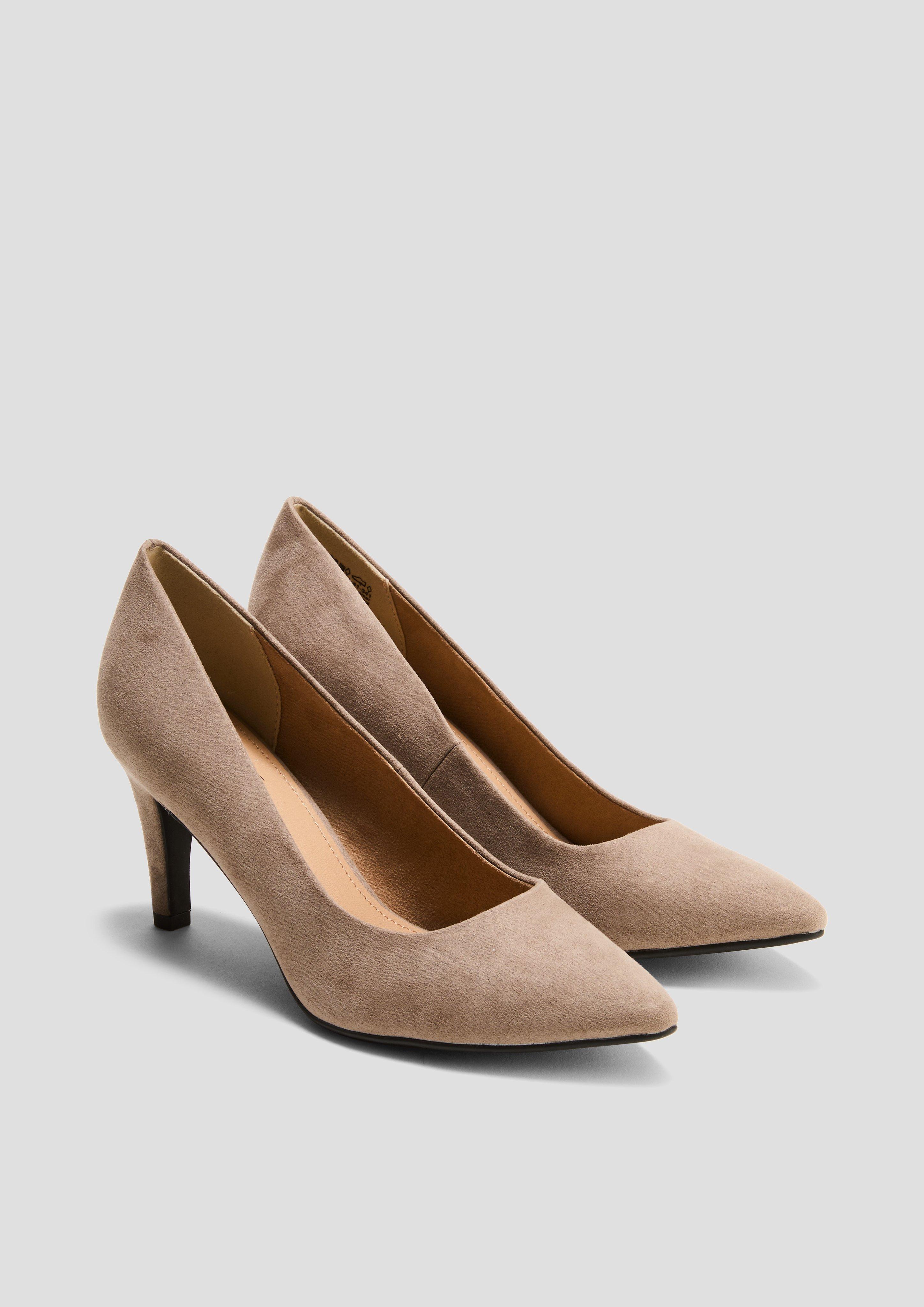 Pumps in Veloursleder-Optik  6008246-341