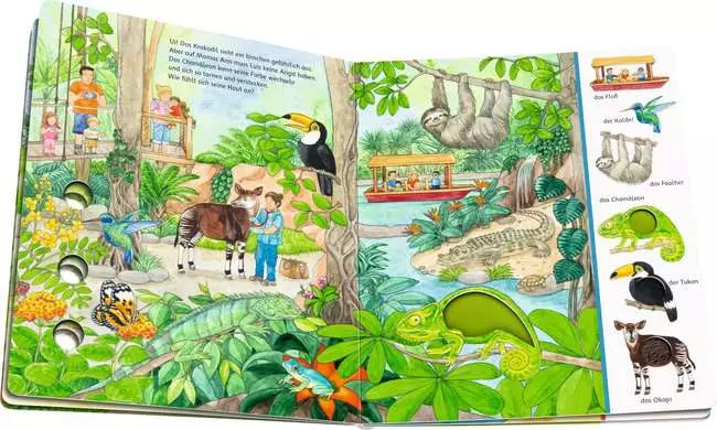 Sachen suchen, Sachen fühlen: Im Zoo