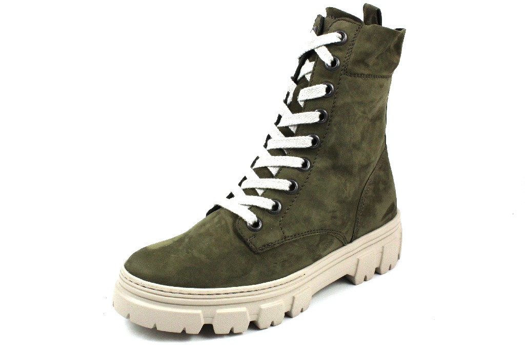 PAUL GREEN Schnür-Stiefeletten grün 9970