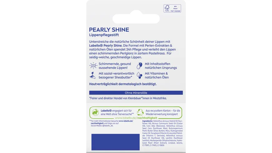 Labello Lippenpflege Pearly Shine 4.8 g