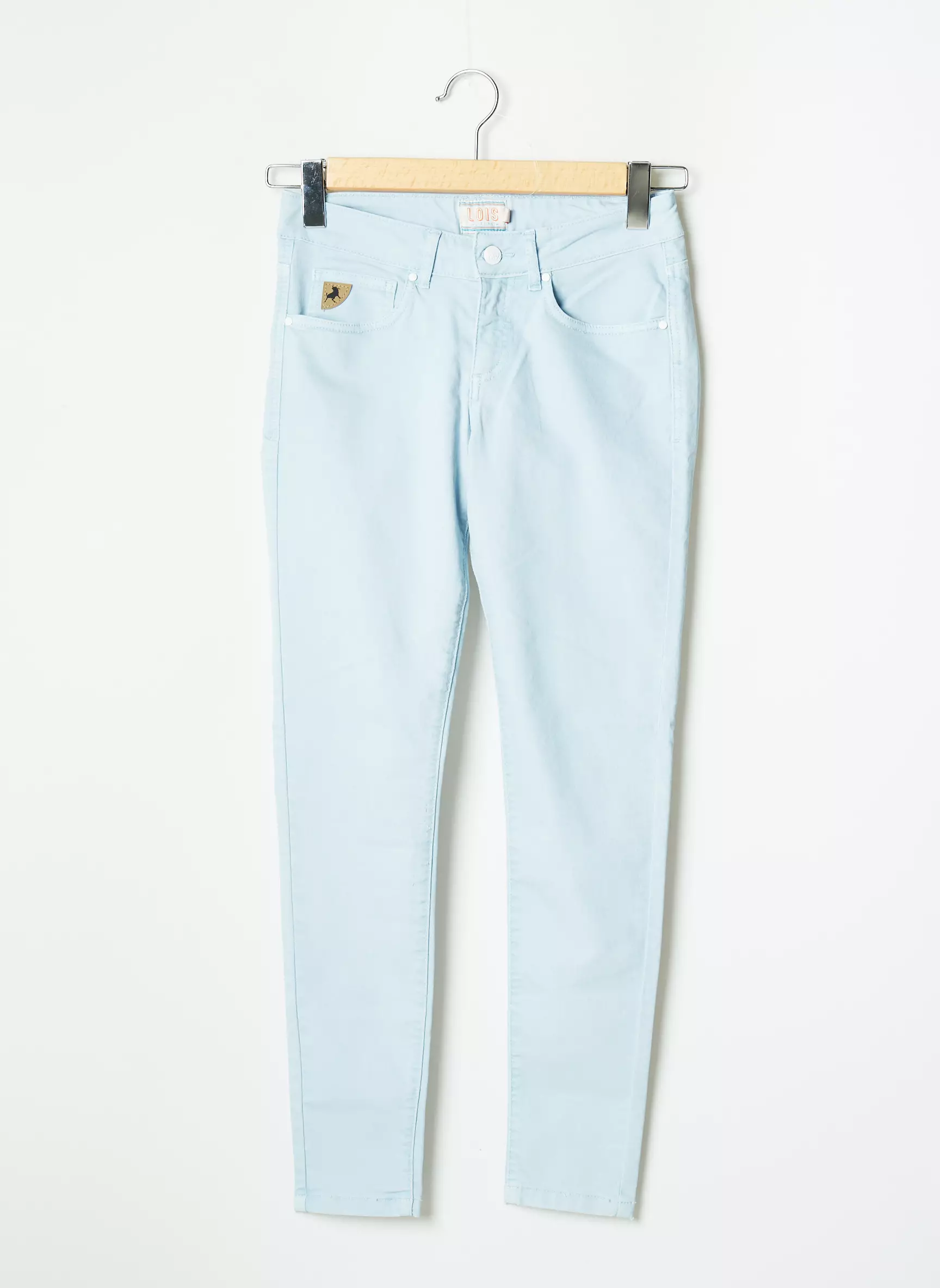 Lois Pantalons Slim Femme couleur bleu