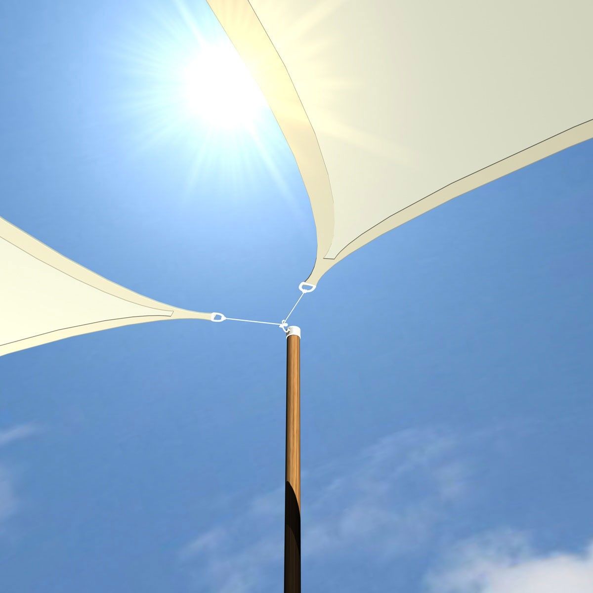 AMANKA 6 x 4,2 HDPE Sonnensegel