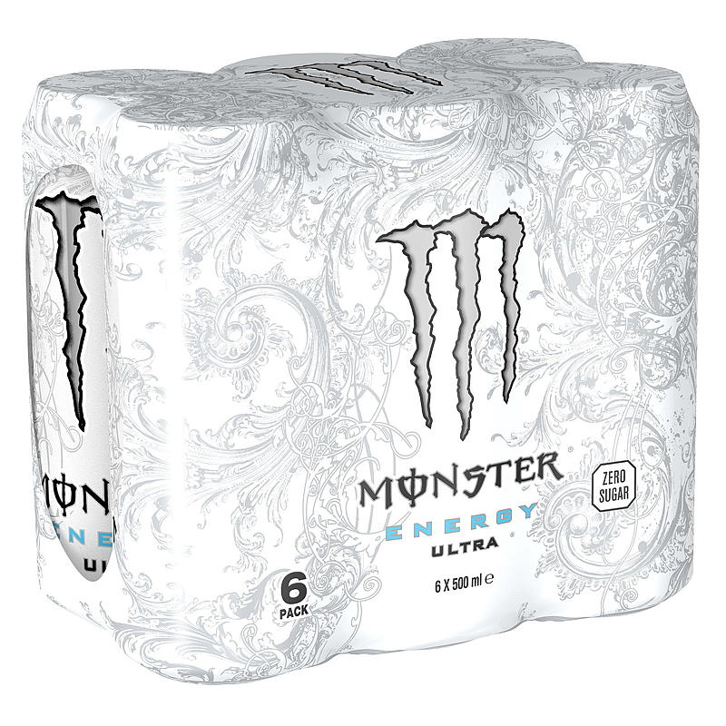 Monster Monster 6-pk energidrikk Ultra White