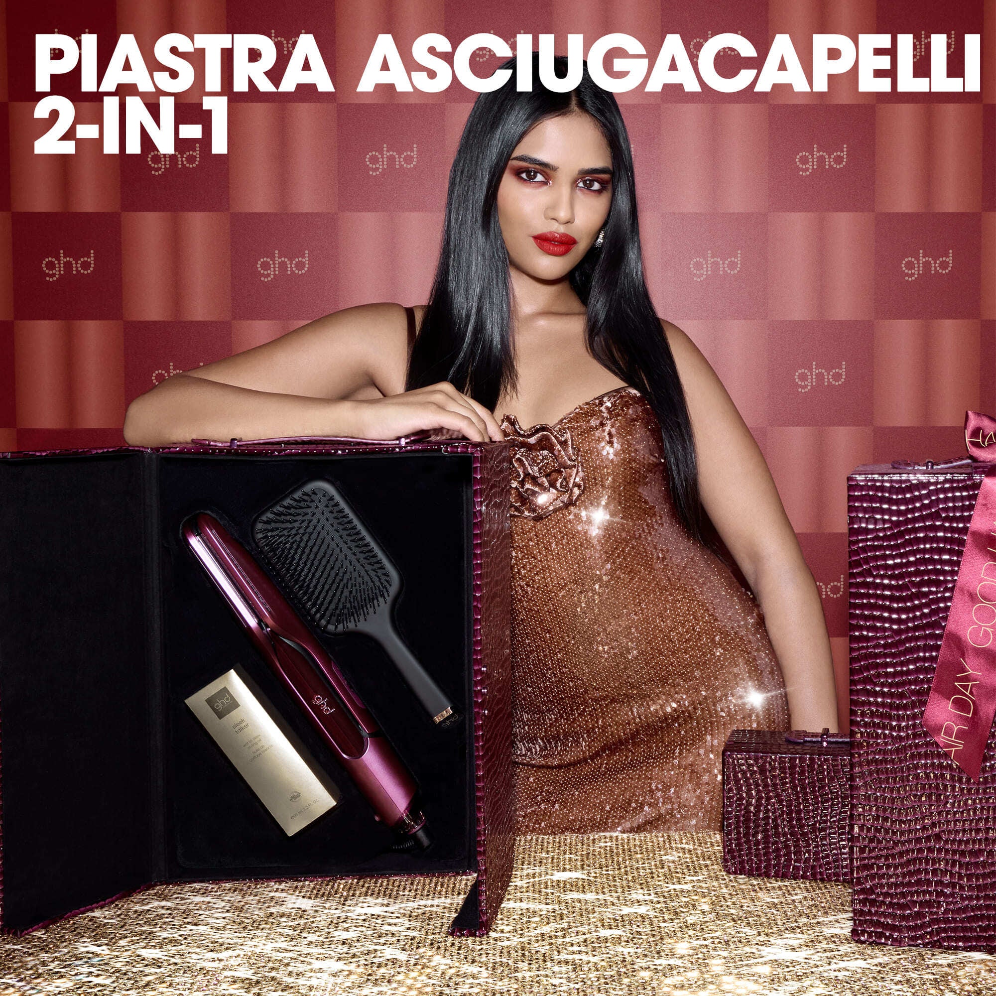 Teplovzdušný styler ghd duet style - Sady na vlasy, Žehličky na vlasy, Kozmetický kufrík