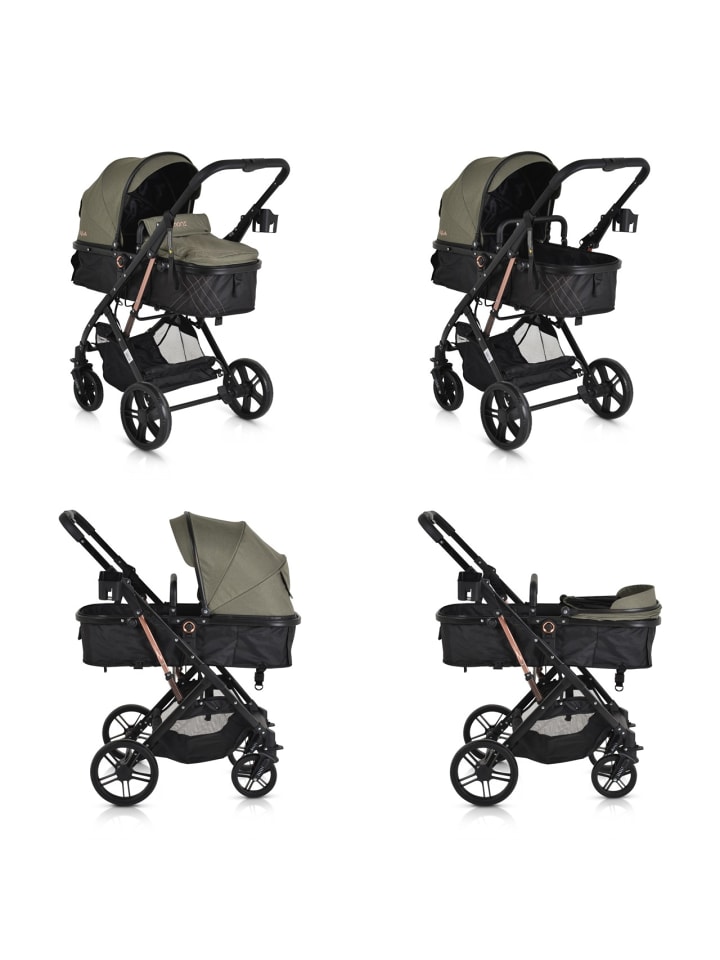 Moni Kombikinderwagen Rafaello 2in1 in grün günstig kaufen onesize