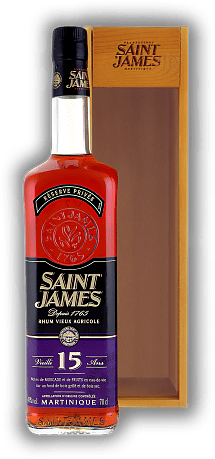 Saint James Rhum Vieux Réserve Privée 15 Years Saint James Rhum Vieux Réserve Privée 15 Years Limited Edition. Alter 15 J. - 0,7	 Liter - Vol 43%