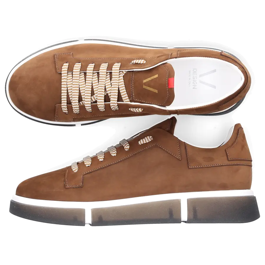 V Design - Sneaker low PRIME RADICAL Nubukleder - braun