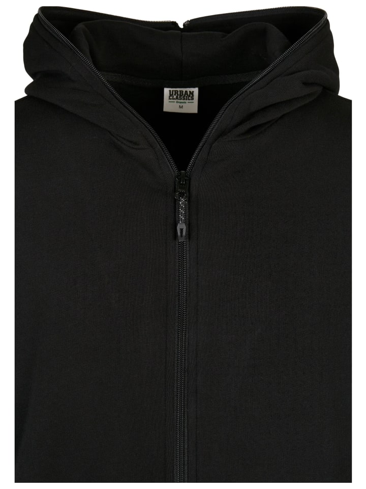 Urban Classics Urban Classics Zip-Kapuzenpullover in black günstig kaufen