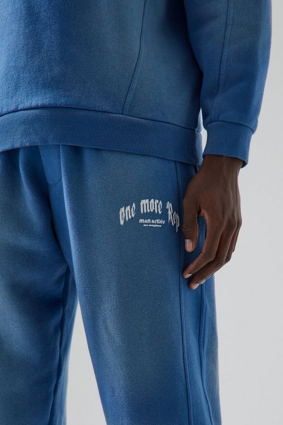 Man Active One More Rep Jogginghose mit Vintage-Waschung