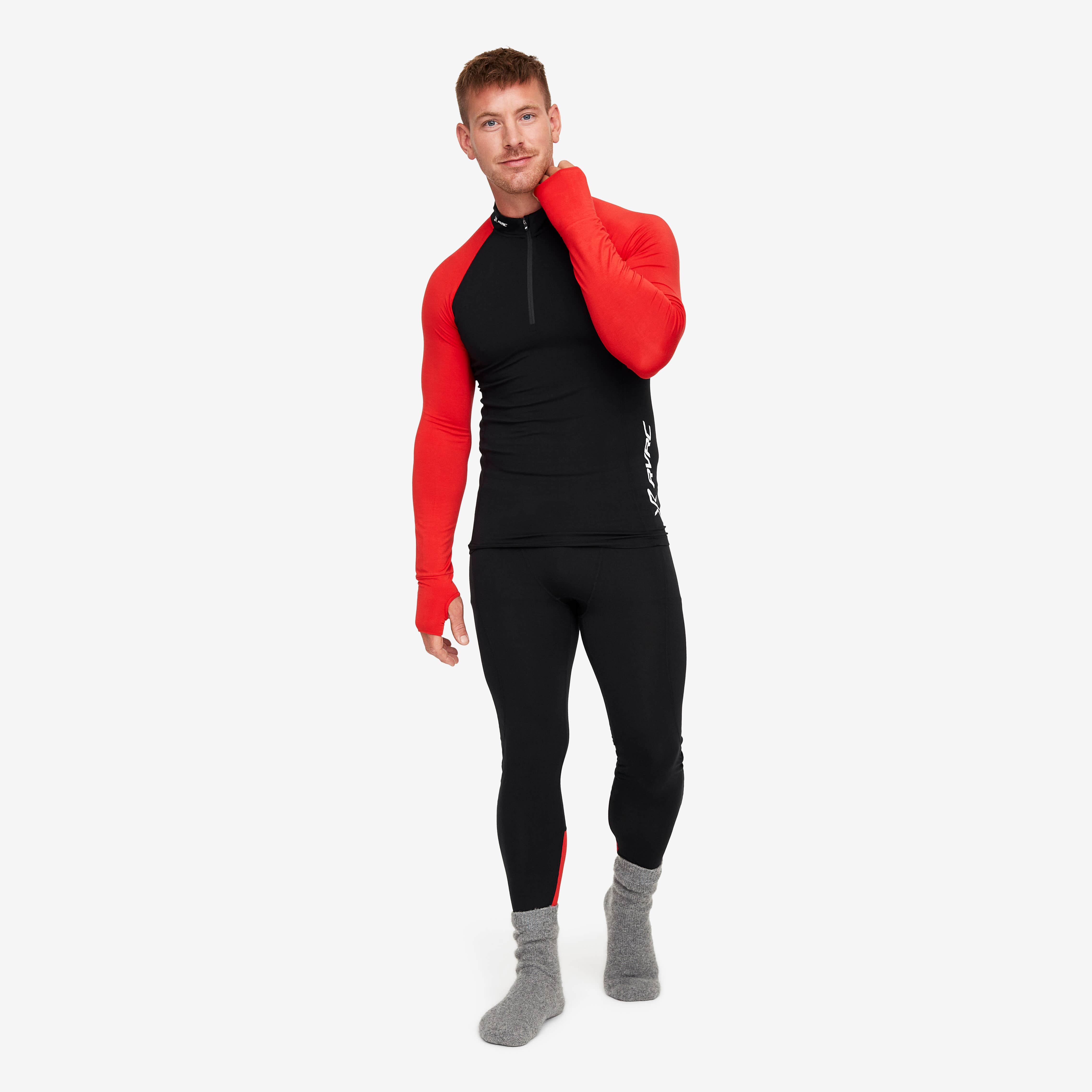 Bambooskin Base Layer Set Homme Molten Lava