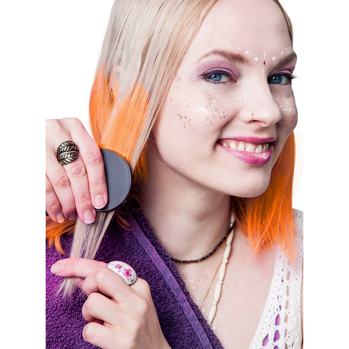 Haarkreide orange