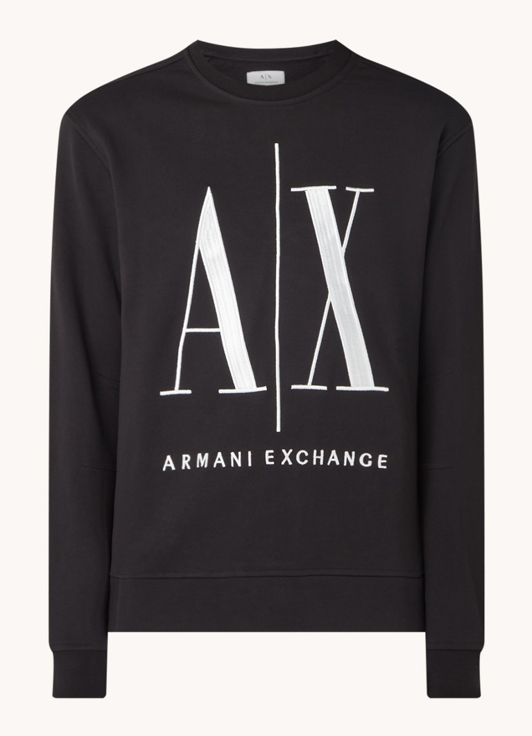 Maglione Armani Exchange con logo ricamato