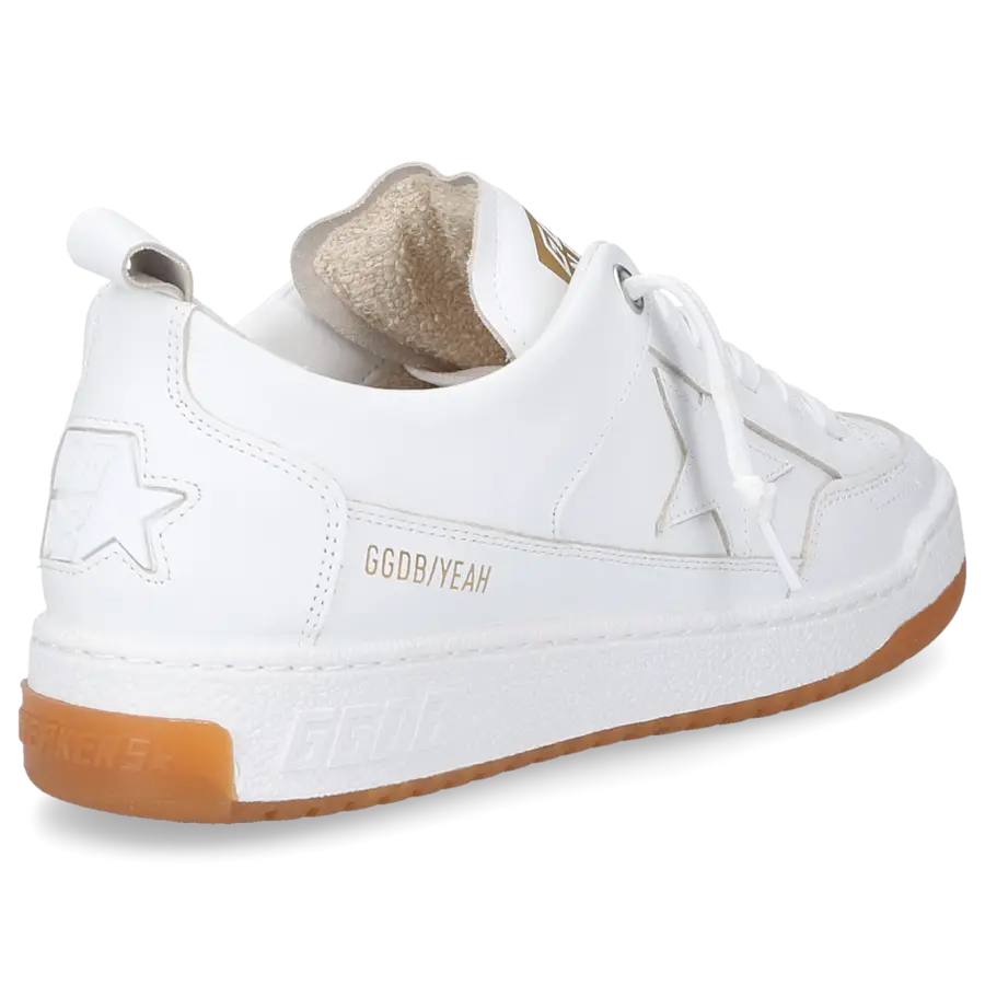 Golden Goose - Sneaker low YEAH Kalbsleder - weiß