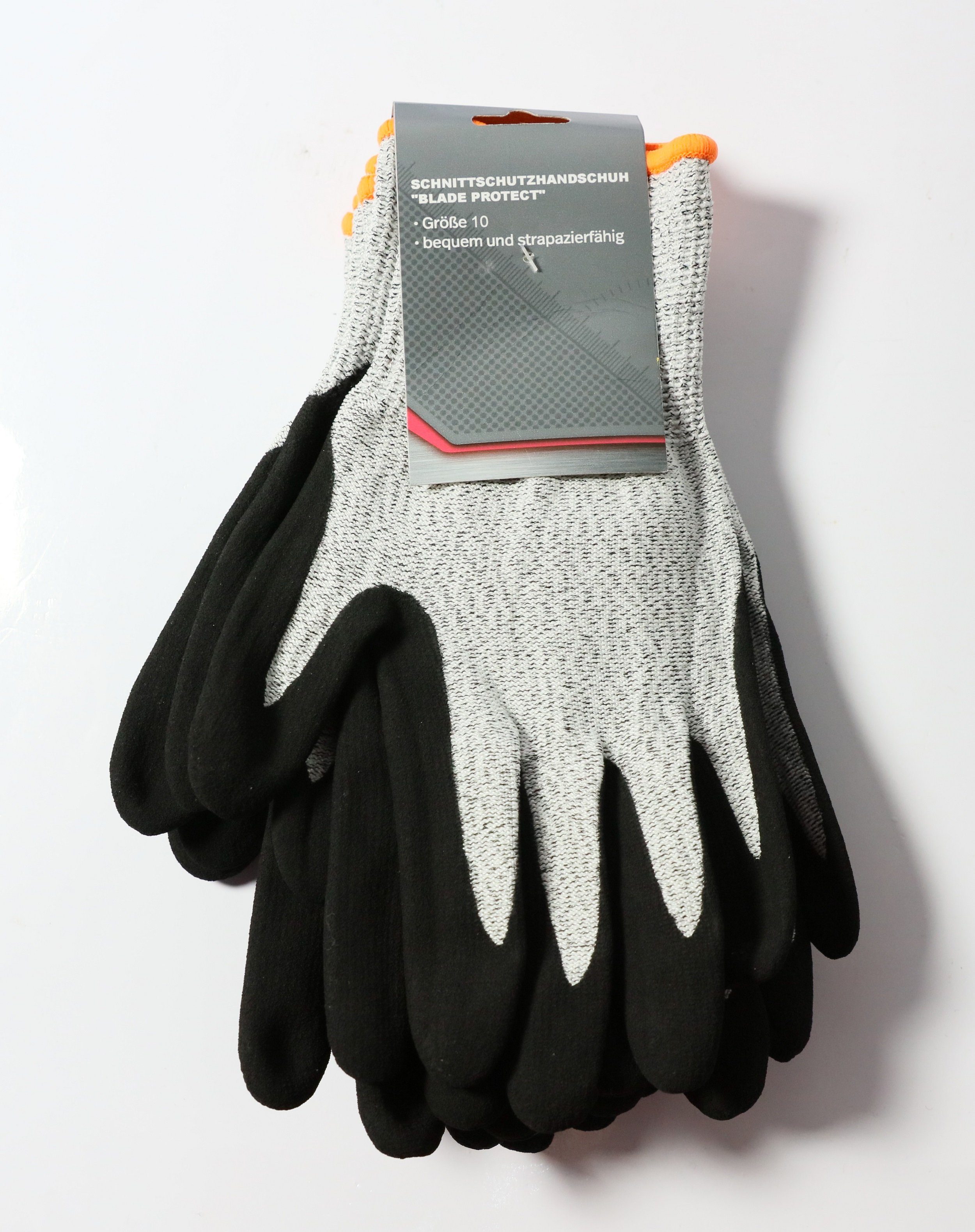 TECH-CRAFT Schnittschutzhandschuhe Schnittschutzhandschuh Blade Protect Gr. 10 (3er Set) Touchscreen-Finger