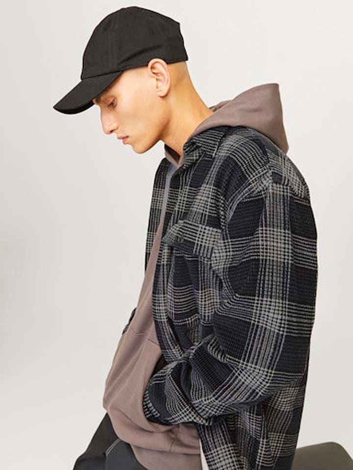 Jack & Jones Hemdjacke in Schwarz günstig kaufen