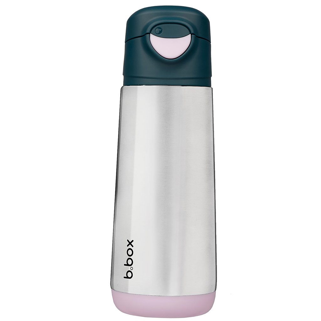 b.box Stahlthermosflasche 500 ml - Indigo/Rosa