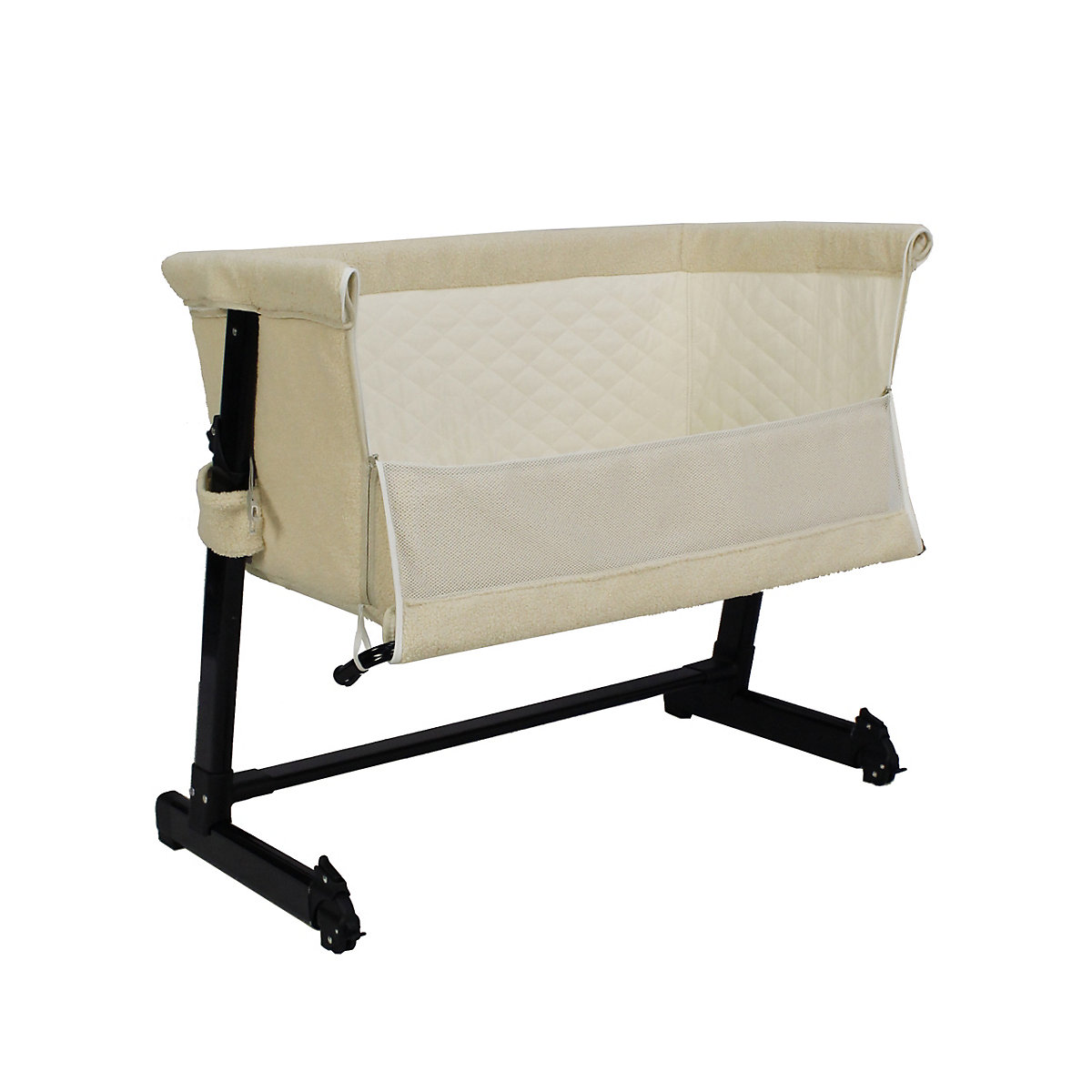 Baby Beistellbett  Babybett Wiege höhenverstellbar und fahrbar  Sleepy Co Sleeper Teddy