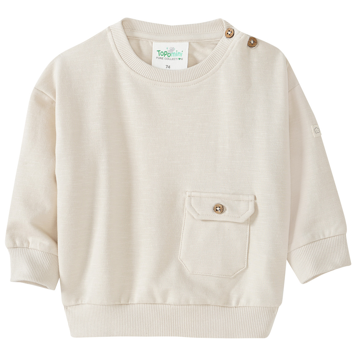 Baby Sweatshirt mit Tasche