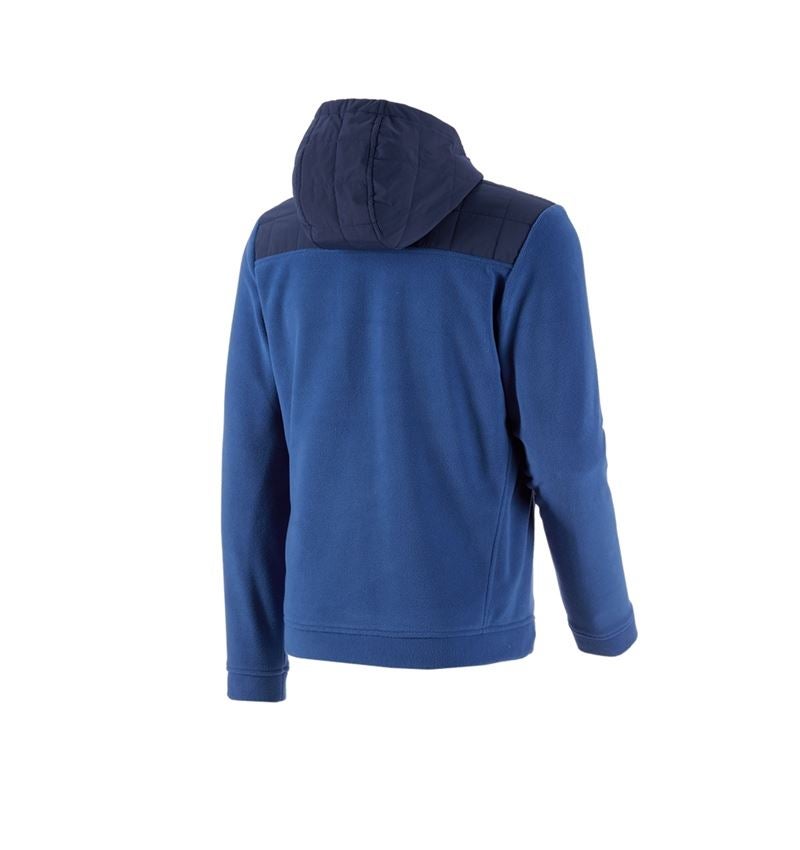 Hybrid Kapuzenfleecejacke e.s.concrete
