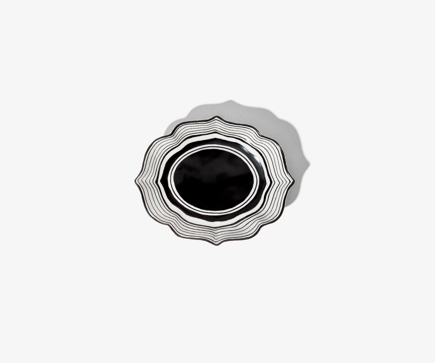 Porte-savon - Ovale noir