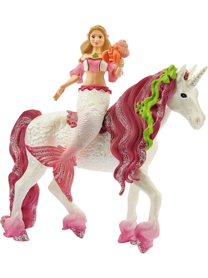Schleich Spielfigur Bayala Meerjungfrau-Feya auf Unterwassereinhorn, 5-12 Jahre günstig kaufen onesize