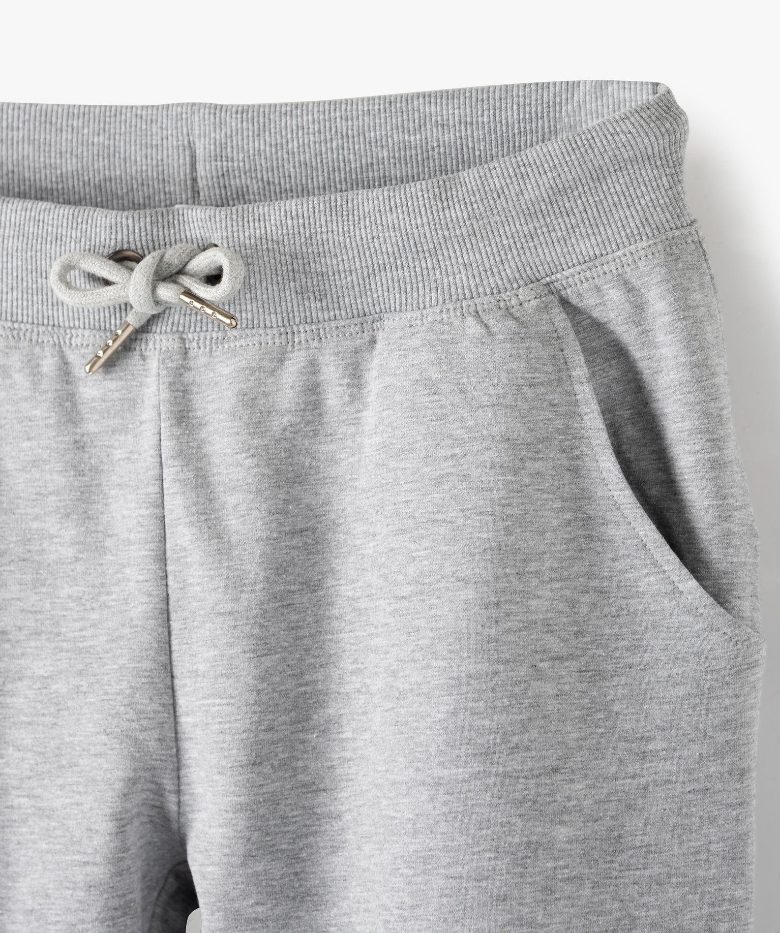 Pantalon de jogging fille avec intérieur molletonné gris | GEMO