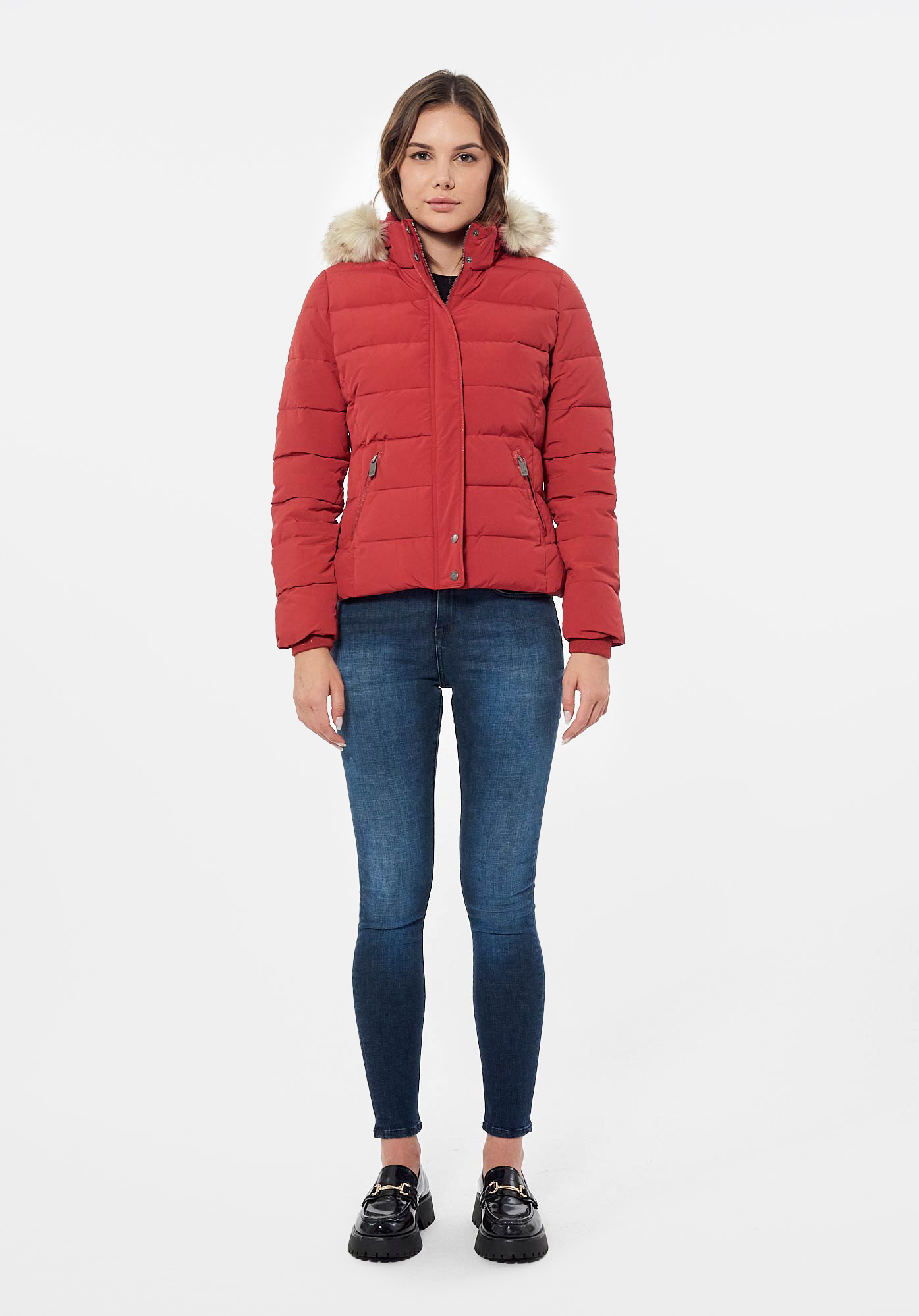 DIBBY  Doudoune rouge Femme