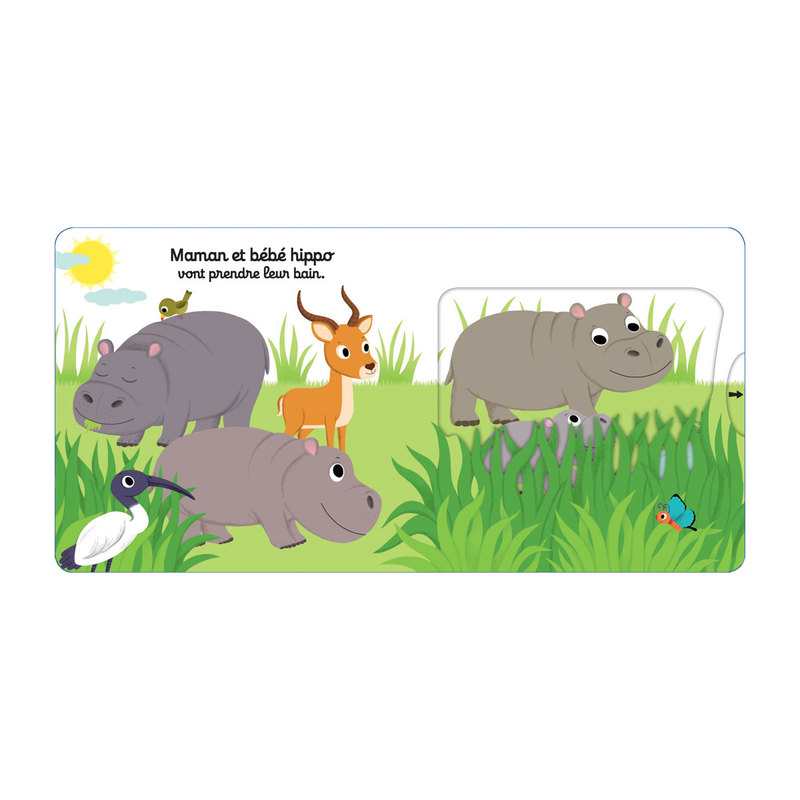 Livre Kididoc Au bain petit hippo ! - Nathan Jeunesse