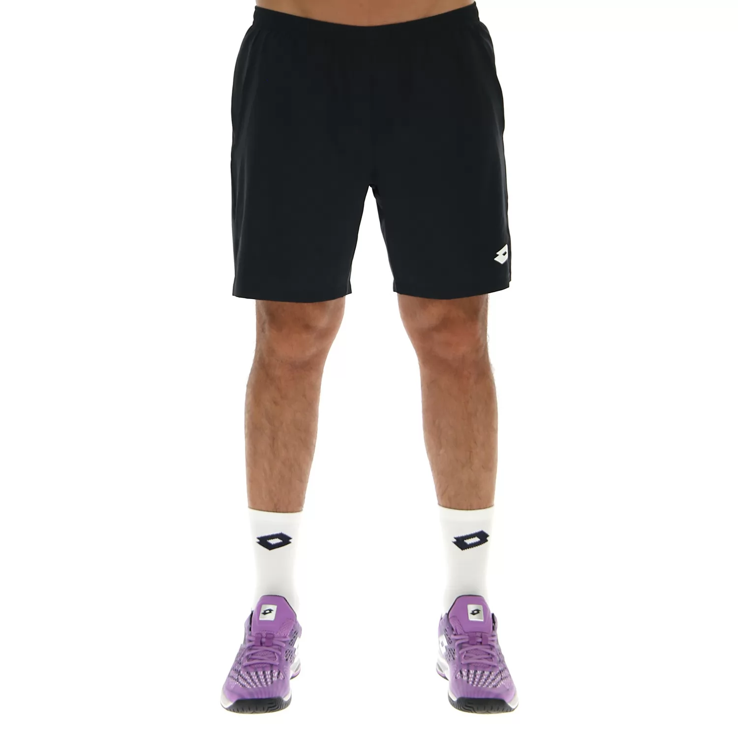 Kraťasy TOP TEN II SHORT7 PL CELÉ ČERNÉ