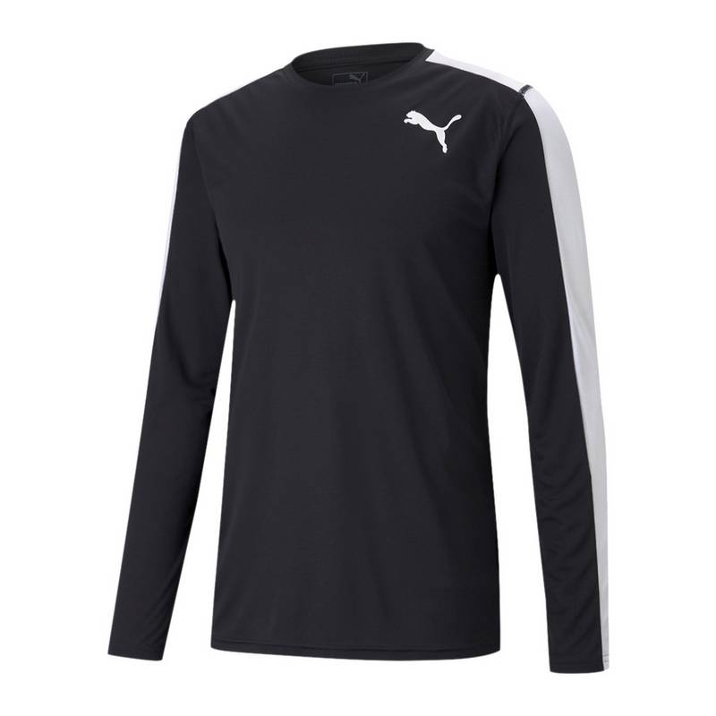 PUMA Cross the Line Sweatshirt Laufshirt Herren