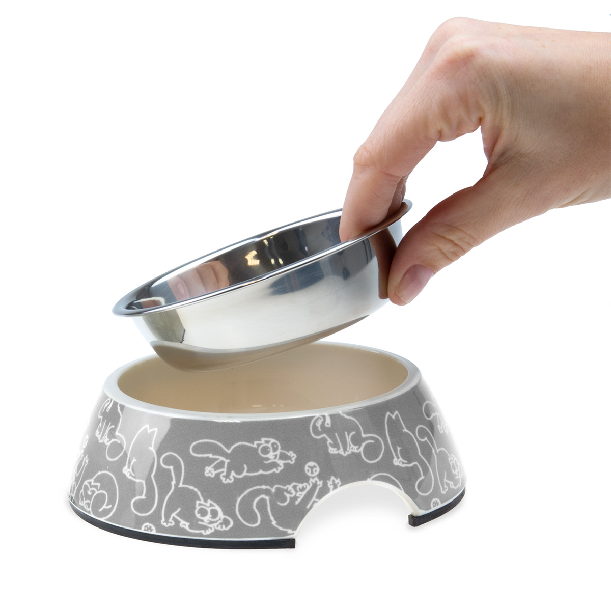 Simon's Cat Katzennapf 160 ml dunkelgrau kaufen