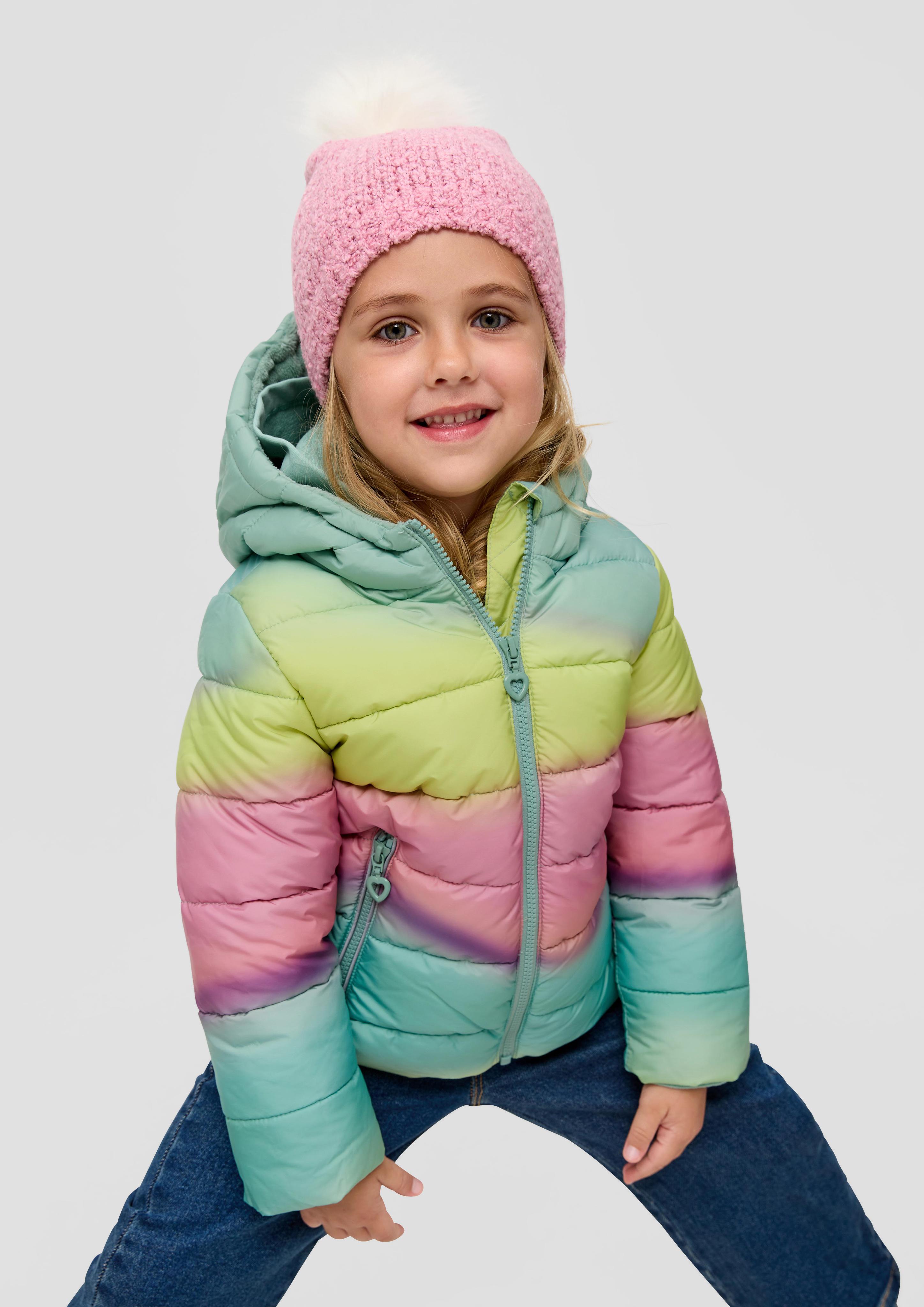 Steppjacke mit reflektierendem Print  2132170-72A2