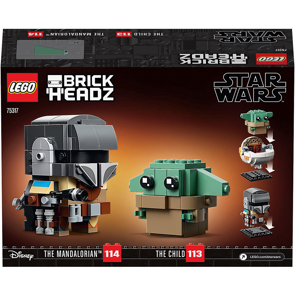 LEGO® Star Wars 75317 Der Mandalorianer™ und das Kind
