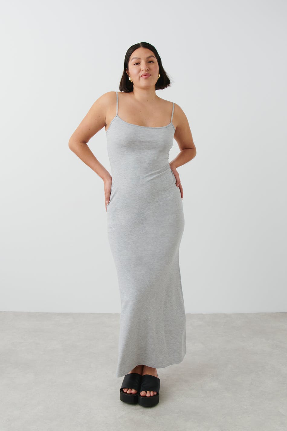 Maxi slip dress