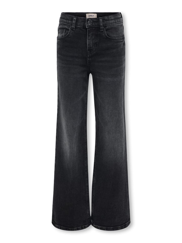 KIDS ONLY Jeans KOGJUICY KOGJUICY LIFE WIDE LEG in washed black günstig kaufen