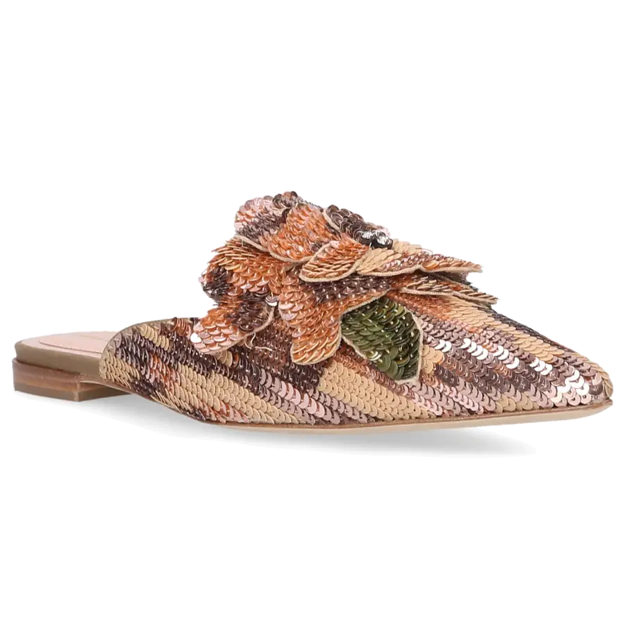 Alberta Ferretti - Pantoletten MIA Pailletten - pink