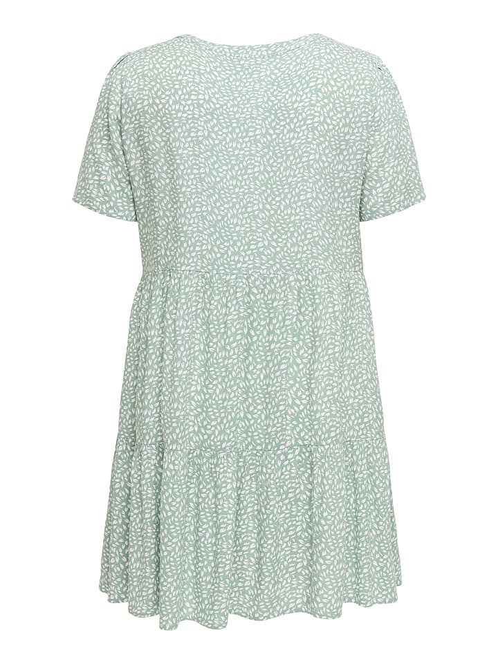 ONLY Carmakoma Kleid in Grün günstig kaufen
