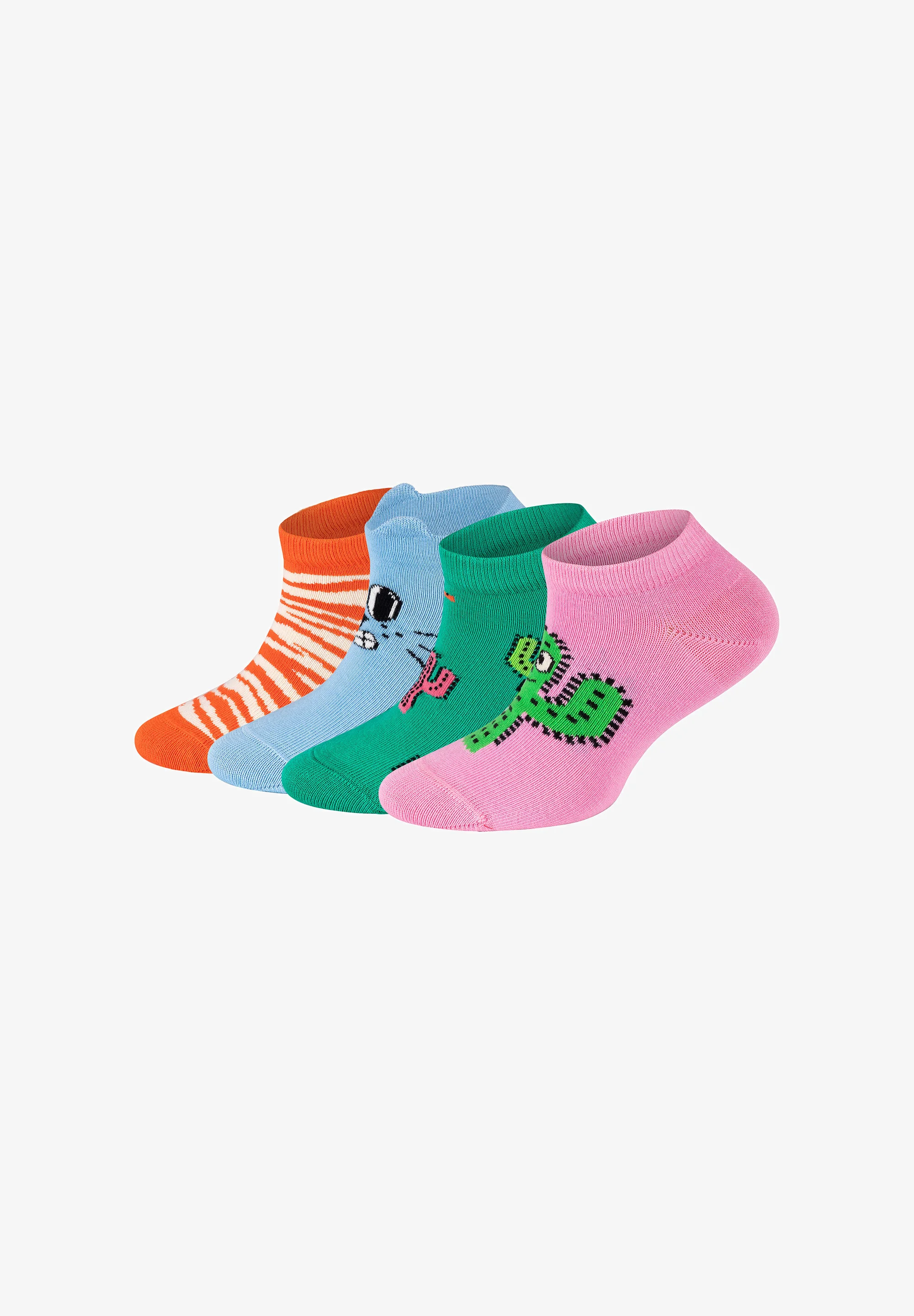 Calcetines Happy Socks PACK DE 4 BAJOS GATO-CACTUS - Calcetines