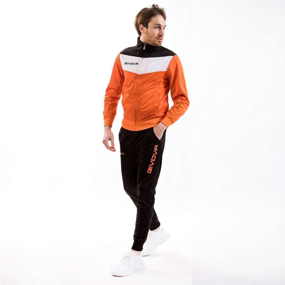 Givova Tuta Campo Trainingsanzug orange/schwarz