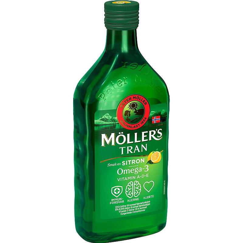 Möller's Möller's Tran 500 ml Sitron