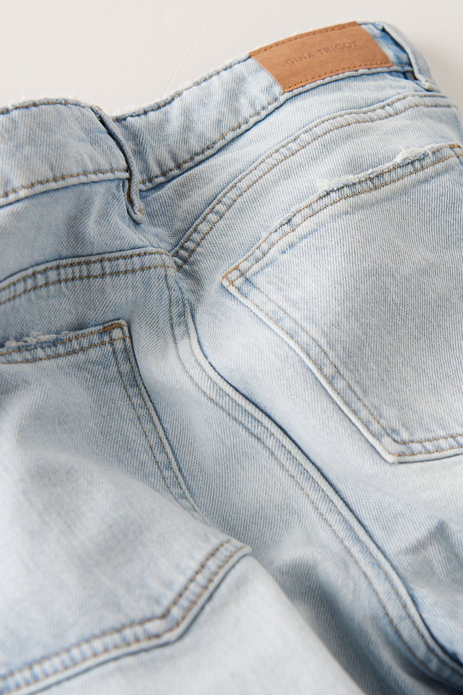 Super low bootcut jeans