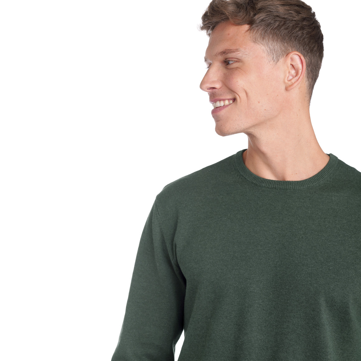 Herren Feinstrickpullover mit Rundhals