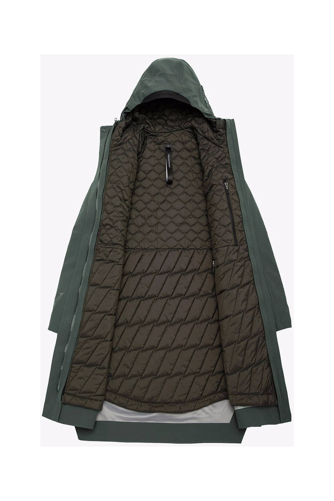 Krakatau Parkas Femme couleur vert