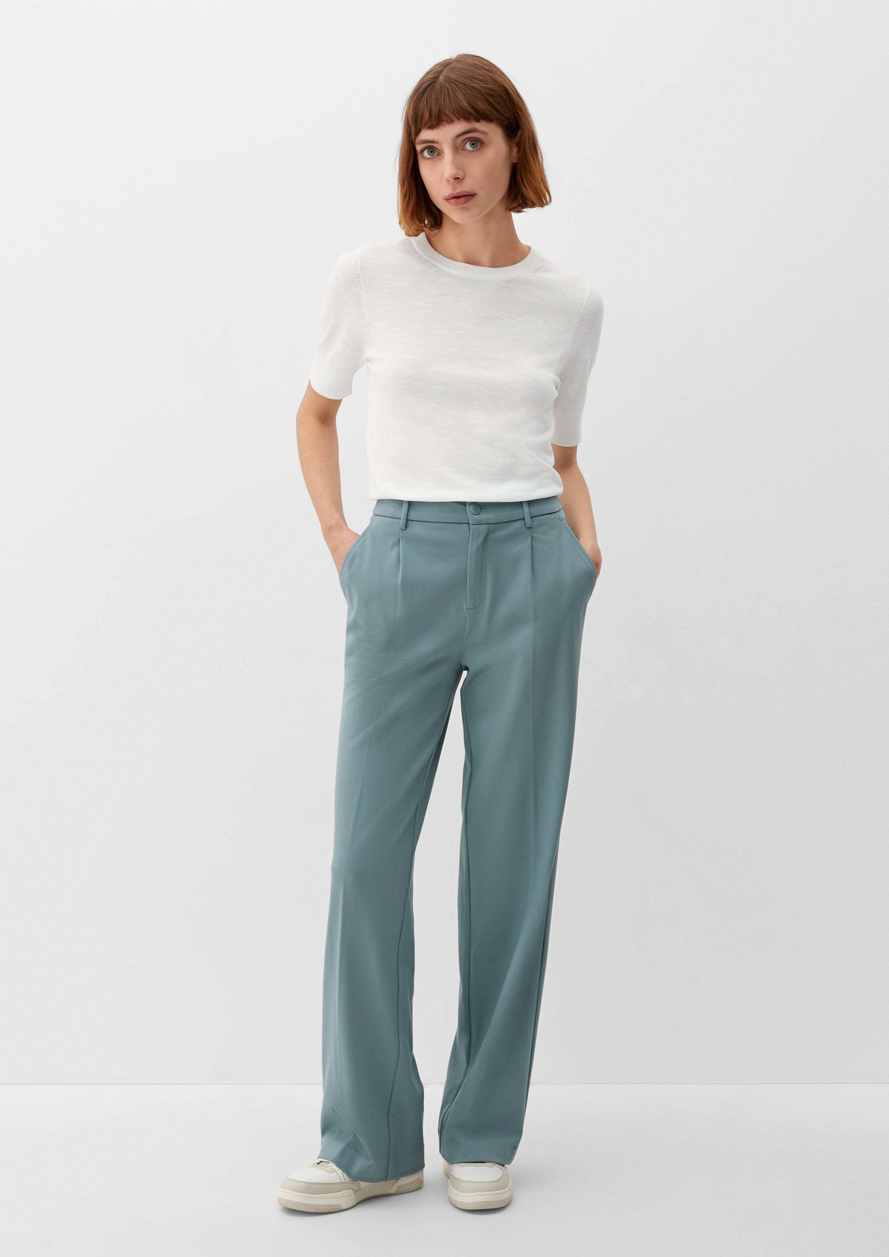 Feinstrick-Pullover mit kurzen Ärmeln  2127063-0210